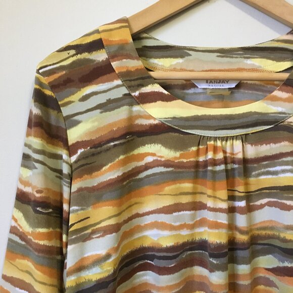 Hey Jupiter Vintage 3/4 Sleeve Voyage Top - Picture 5 of 16